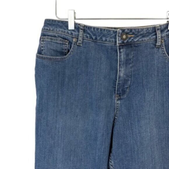 Coldwater Creek | Medium Wash Straight Leg Denim Jeans Size 16 - Picture 2 of 7